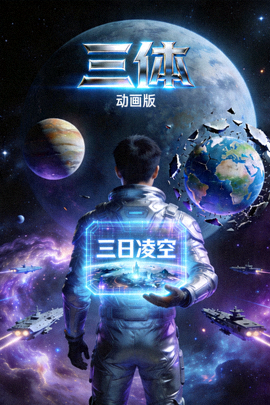 科幻剧《三体》动画版海报